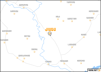 map of Jiudu