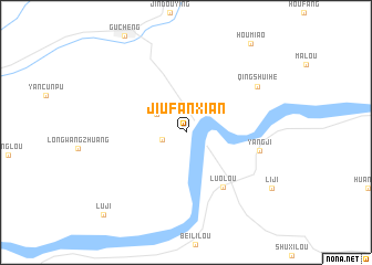 map of Jiufanxian