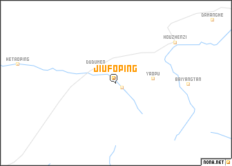 map of Jiufoping