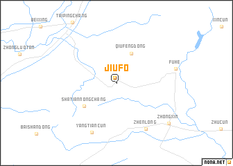 map of Jiufo