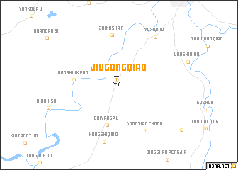 map of Jiugongqiao