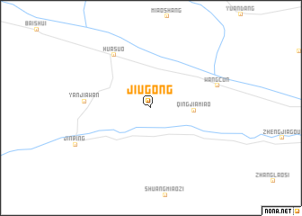 map of Jiugong