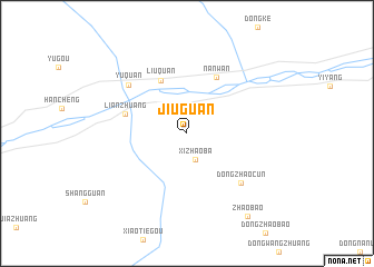 map of Jiuguan