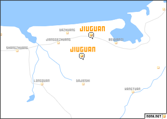 map of Jiuguan