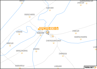 map of Jiuhuaxian