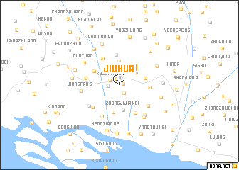 map of Jiuhua