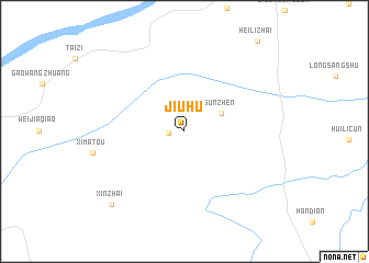 map of Jiuhu