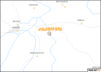 map of Jiujianfang