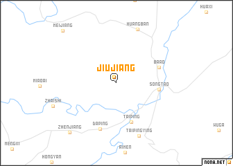 map of Jiujiang