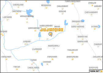 map of Jiujianqiao