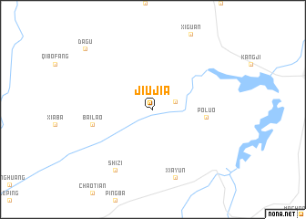 map of Jiujia