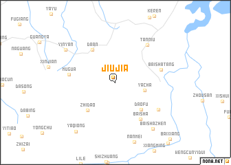 map of Jiujia