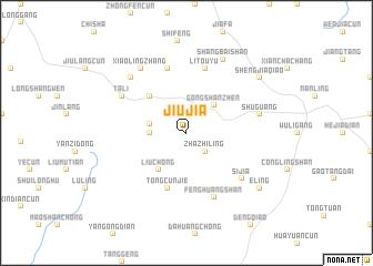 map of Jiujia