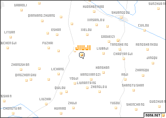 map of Jiuji