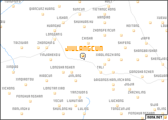 map of Jiulangcun