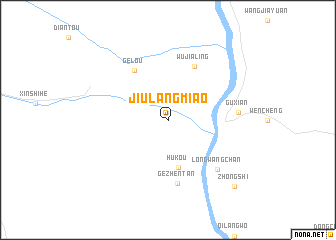 map of Jiulangmiao