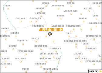 map of Jiulangmiao