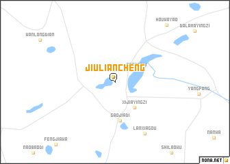 map of Jiuliancheng