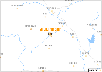 map of Jiuliangba