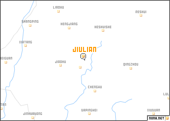 map of Jiulian