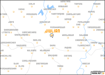 map of Jiulian