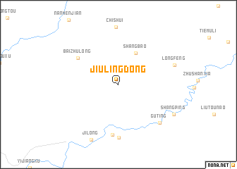 map of Jiulingdong