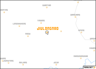 map of Jiulongnao