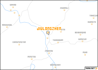 map of Jiulongzhen