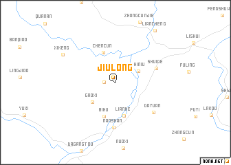 map of Jiulong