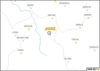 map of Jiumu