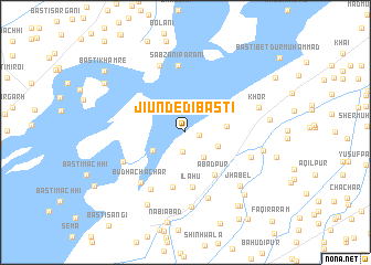 map of Jiūnde di Basti