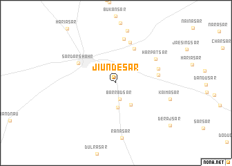 map of Jiundesar