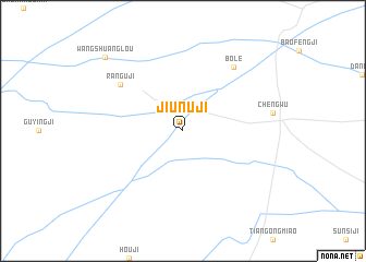 map of Jiunüji