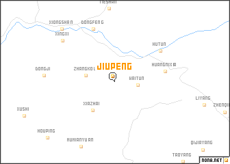 map of Jiupeng