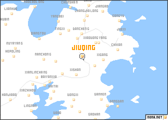 map of Jiuqing