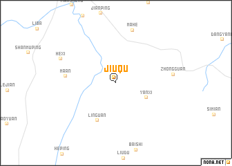 map of Jiuqu