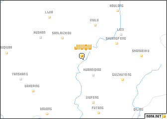 map of Jiuqu