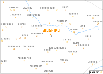 map of Jiushipu