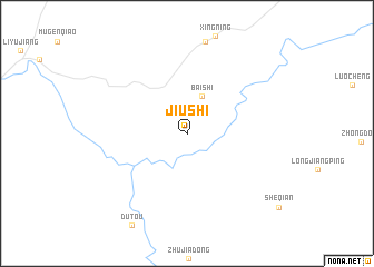 map of Jiushi