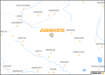 map of Jiushuikeng