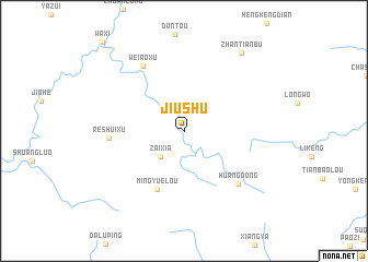 map of Jiushu