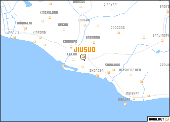 map of Jiusuo