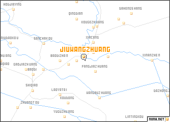 map of Jiuwangzhuang