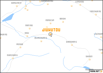 map of Jiuwutou