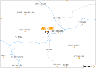 map of Jiuxian