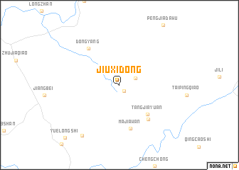 map of Jiuxidong