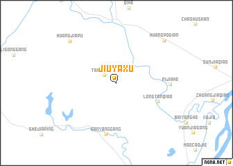 map of Jiuyaxu