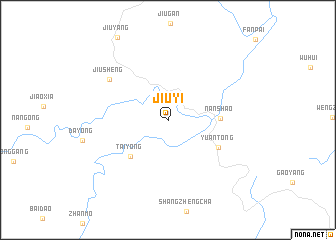 map of Jiuyi