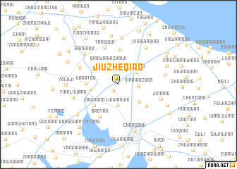 map of Jiuzheqiao