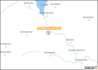 map of Jiuzhuangwo